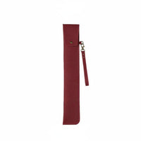 Leather Drumstick Bag Hangable Design PU Leather Drumstick Bag Dustproof Drum Carrying Case for Drummers, Live Performance, Studio Sound Production