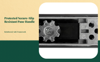 Aluminum handle, easy install