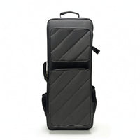 Double flutes Carry Bag Padded flutes Bag Zippered Case with Shoulder Strap for School
