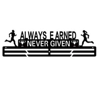 Marathon Medal Display Rack Sports Running Honor Wall Iron Art Keep Metal Storage Rack Gold Medal Holder No Drilling