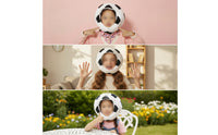 Padded Soccer Ball Head Cover Soft Soccer Ball Soft Fabric Hat 3D Headgear Oversized for Cosplayers, Content Creators, Costume Parties, Photo Shoots, School Events