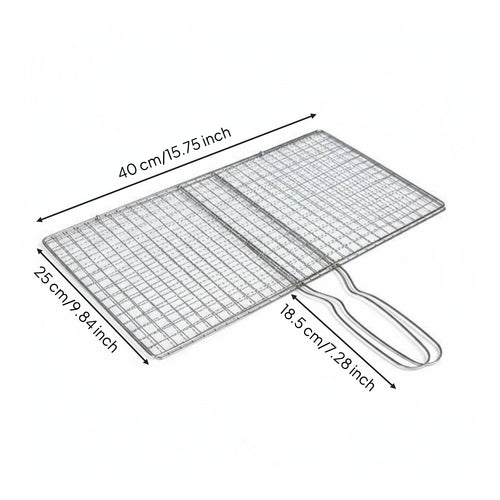 Seafood Grilling Basket Long-Lasting Vegetable Grilling Basket Thickened Wire