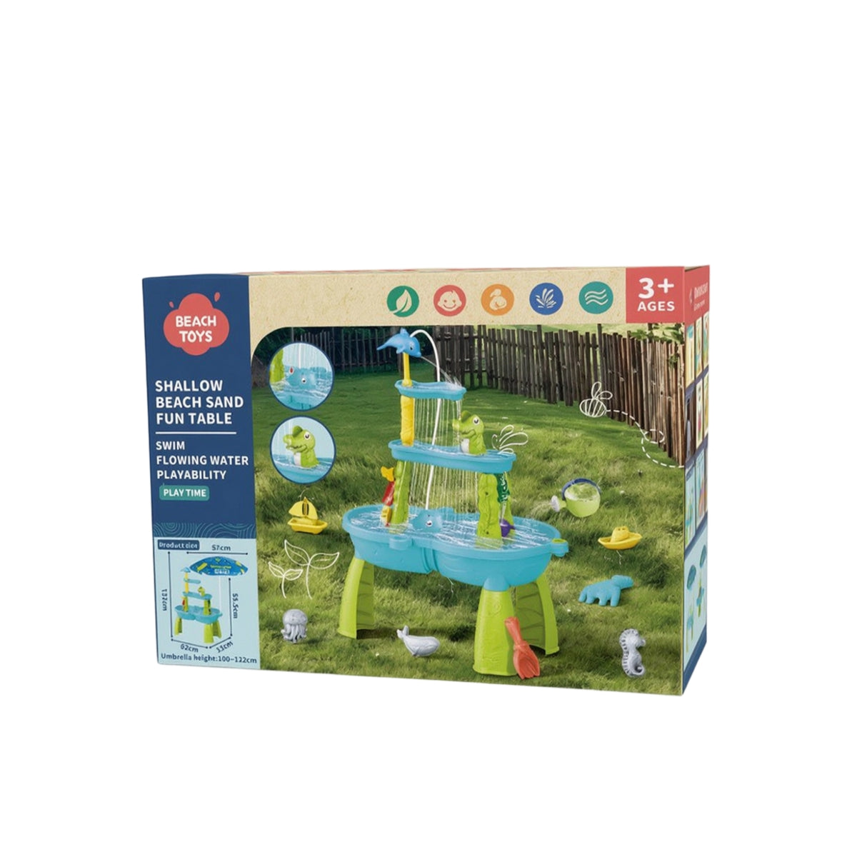 Sand and Water Play Table Compact Sand and Water Table Lightweight for Toddlers