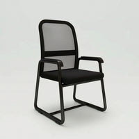Cantilever Chair Ventilated Sled Base Chair Breathable Furniture for Guests, Students, Conference Room, Home Office