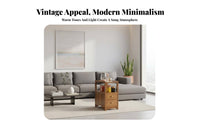 Chinese & aesthetic dual-level Square Table unobstructed Shelf Design 2-Tier Square Table Hollow Carving tea set stand Stand adaptable Use for Apartment Dwellers, Interior Decorators, Homeowners, Living Room, Reception Area, adjacent to Sofa, Office