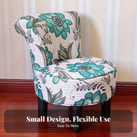 Low-Backed Round Stool European design Household Furniture With Backrest Padded Seat for Bedroom, Entryway
