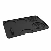 Silicone Espresso Tamping Mat Multi-Slot Design Portafilter Holder Tray for Cafe