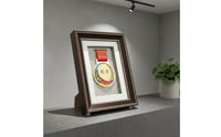 Clear Acrylic Front Medal Display Frame Ideal Gift Medal Shadow Box Preserves Memories Award Display Case Linen Backing for Runners