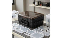 Tackle Box with Trays Heavy-Duty Fishing Tackle Box Flexible Gear Organizer for Anglers, Fishermen