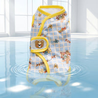 Cat Recovery Suit Post-Surgery Cat Clothing, Spay Neuter Suit Cat with Snap Buttons, Post-Op Cat Wear Four-Legged Design for Anti Licking Stop