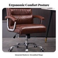 360° Swivel High-Back Executive Chair Wide Seat Office Furniture Adjustable Height Ergonomic Design for Executives, Students, Gamers, Study Room