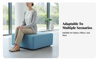 Curved Sectional Couch Modular Combination Curved 2-Piece Lounge Creative Shape Minimalist Design for Business Owners