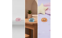 12 Pieces Cute Squishy Toy with Container Soft Dumpling Squishy Tactile Dumpling Stress Ball Hand-Held for Classroom
