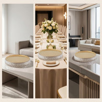 Tray with Mirrored Top Sparkling Mirrored Tray Versatile for Weddings
