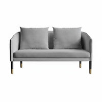 Upholstered Single Sofa Nordic Inspired Upholstered Single-Seater Modern and Design Minimalist Design for Home Office, Study
