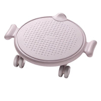Silent Pilates Sliding Disc with Kneeling Pad Anti-Slip Ab Roller Disc Stable Fitness Equipment Smooth for Home Workout