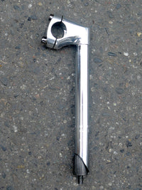 Bicycle Stem 22.2mm Silver Two-Bolt for City Bikes