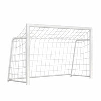 Easy Assembly Soccer Goal Frame with Net Stable Design Soccer Goal Long-Lasting Sports Equipment Weatherproof for School