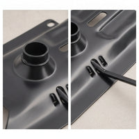 Long-Lasting Chair Base Plate with Lift Lever Strong Bar Stool Replacement Plate Rustproof Hardware Easy to Assemble for DIYers