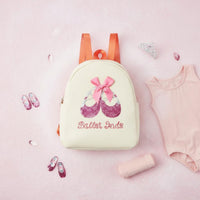 Large Capacity Girls Ballet Backpack Water Repellent Sequin Dance Rucksack Lightweight Princess Ballet Bag for Dancers