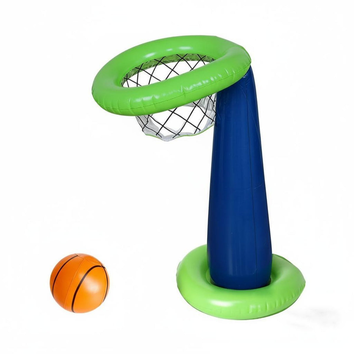 Great Gift Idea Inflatable Basketball Hoop Sturdy Base PVC Basketball Frame Balls and Pump Included for Adults, Outdoor, Party