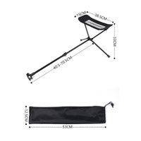 Telescoping Camping Foot Rest Long-Lasting Folding Footrest Lightweight Camping Stool Portable for Campers, Backpackers, Outdoor Enthusiasts, Campsite