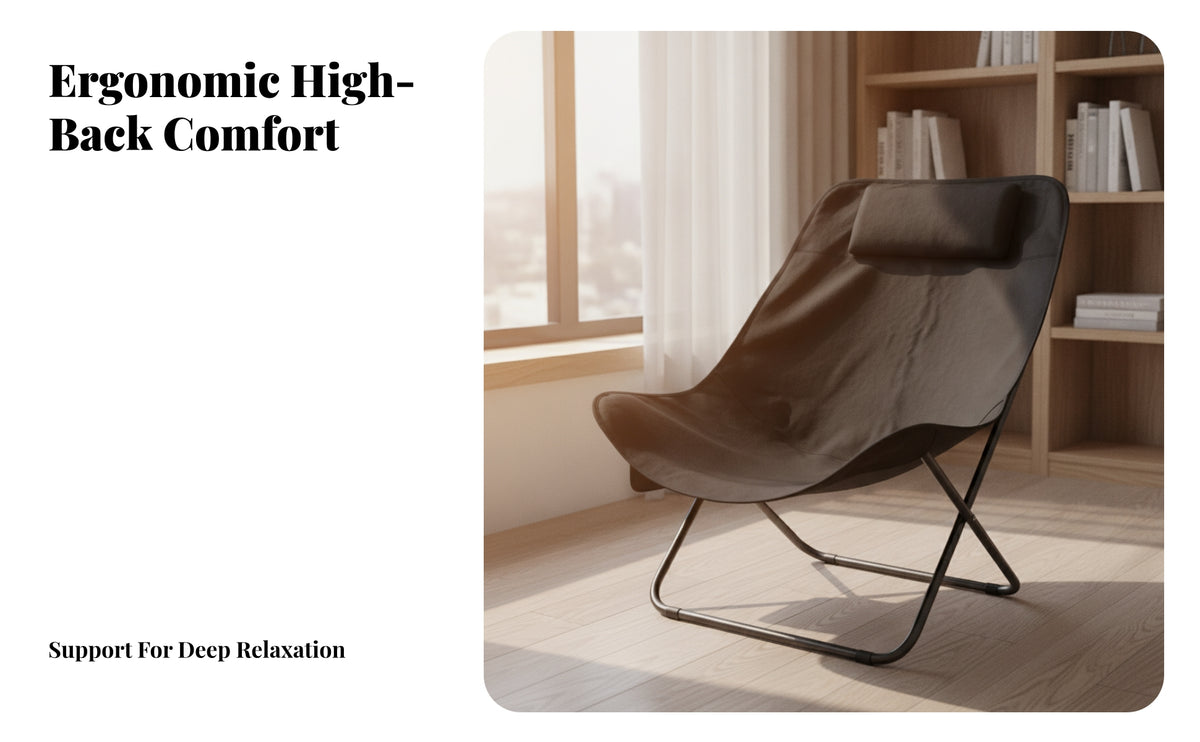 Double-Layer Replacement Seat Cover | Heavy-Duty 600D Oxford material, Moon Chair Cover, for Camping