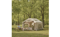 Easy Setup Inflatable Tent Spacious Air Tent Automatic Shelter Ventilated for Backyard