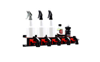 Spray Bottle Storage Rack Sturdy Duty Metal Car Detailing Tool Rack Car Detailing Tool Holder Easy Installation
