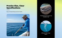 Telescopic stainless steel fishing gaff