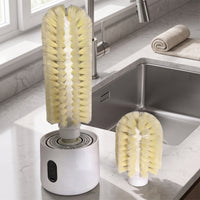 Handheld Electric Cup Brush Rechargeable Electric Bottle Brush Wireless Compact for Dorm Room, Office
