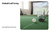 Low Profile Design Flat Golf Practice Ball Develops Muscle Memory Golf Swing Coach Ball Portable for Beginners, Outdoor, Home, Office