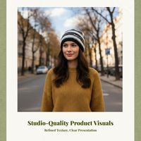 Soft vintage winter beanie