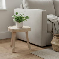 Display Stand Rustic Plant Pot Riser Smooth Surface of the Home Decor for Balcony