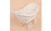 Tricycle Flower Basket Pink Home Decor Woven for Display