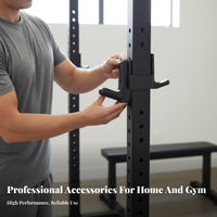 barbells Storage Hook Compact Squat Mounting Bracket Sturdy Holder for Athletes