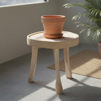 Display Stand Rustic Plant Pot Riser Smooth Surface of the Home Decor for Balcony