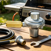Oven Regulator Replacement Cylindrical Top LP Oven Regulator Portable Outdoor Cooking Gear