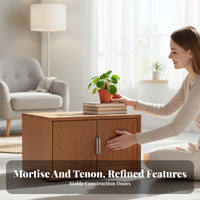 Customizable Lowlow-Height Cabinet with Sliding Doors Nordic and Aesthetic Media Unit Media Unit Stand Multi-Functional