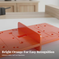 Accurate Positioning Hinge Hole DIY Tool Hinge Installation Jig Easy to Use for DIYers, Home Improvement, Workshop, Furniture Making