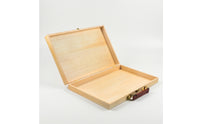 Wooden Wood Storage Box Compact Art Toolbox Reliable for Students, Painters