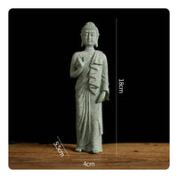 Buddha Statue New Chinese Design Buddhist Figurine Fade-Resistant Finish