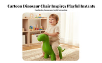 Dinosaur Footstool Stable and Sturdy Dinosaur-Shaped Ottoman Multi-Functional