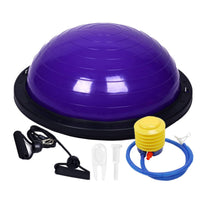 Half Balance Ball with Resistance Bands Half Ball Balance Instructor Core
