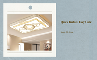 Dimmable LED flush mount light