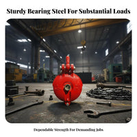 Sturdy Duty Hoist Ing Pulley Long-Lasting Steel Construction Rotating Hoist Ing Pulley Sturdy Duty Grab Block 360 Degree