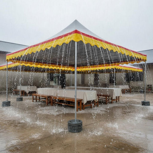 Sloped Roof Parking Tent Foldable Event Canopy Windproof Portable Shelter Waterproof Heavy Duty for Market Vendors Car Owners Outdoor Events Patio Park Suitable for Gift Giving Home Decoration