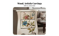 Square Table with Drawer and Shelf Statesideand aesthetic Design Bedside Cabinet with Drawers