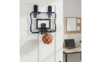 Mini Basketball Hoop with Scoreboard Easy Installation Electronic Scoring Basketball Toy Shatter-Resistant Backboard for Bedroom