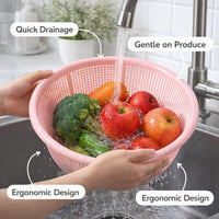 Colander Food Washing Vegetables, Colander Food Rinsing Rice, Colander Food Kitchen Storage, Colander Food Fruit Vegetable